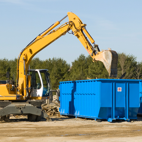 what are the rental fees for a residential dumpster in Bovina